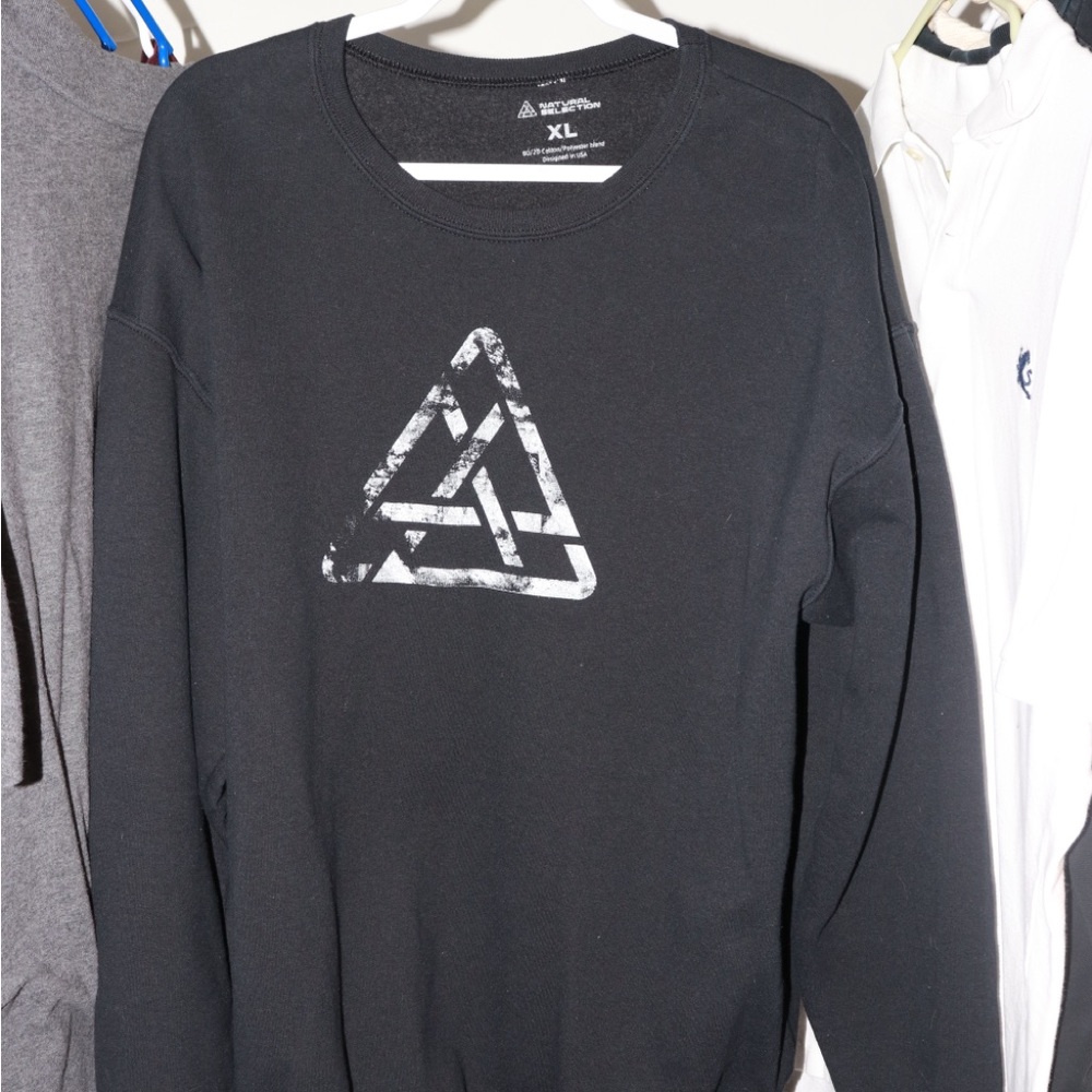 Black Graphic Sweatshirt